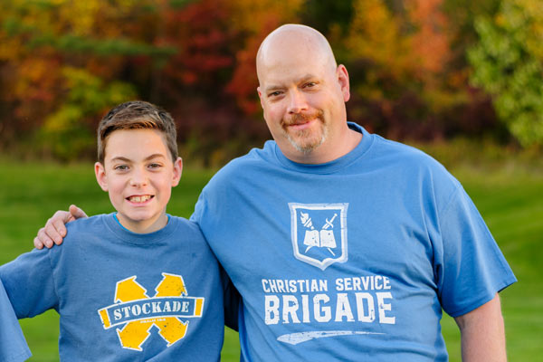 Brigade helps fathers and sons experiencing discipleship together